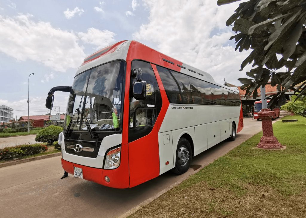 Thai Duong airbus - bus to Cambodia - xe đi Campuchia