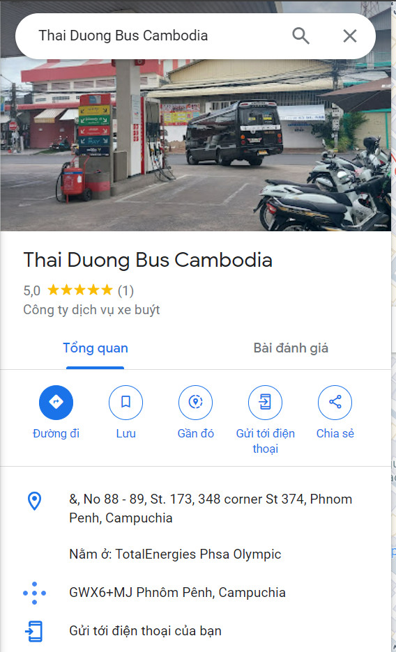 Phnom Penh to Siem Reap by Thai Duong Airbus Limousine Agency 