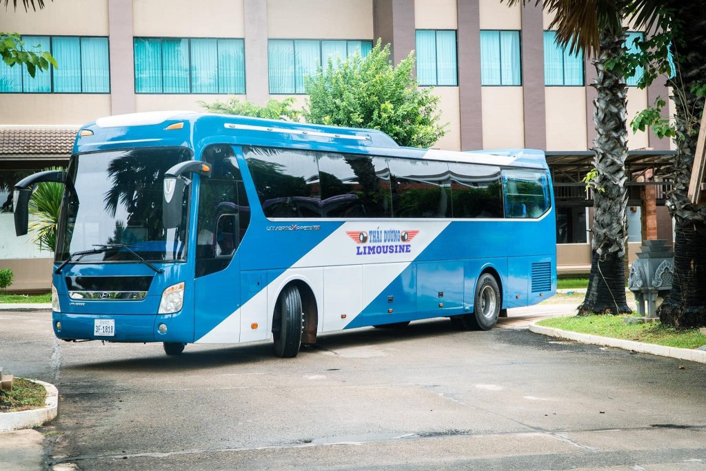 Thai Duong airbus - bus to Cambodia - xe đi Campuchia