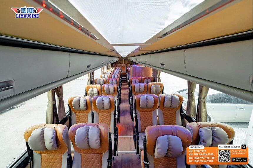 Thai Duong airbus - bus to Cambodia - xe đi Campuchia