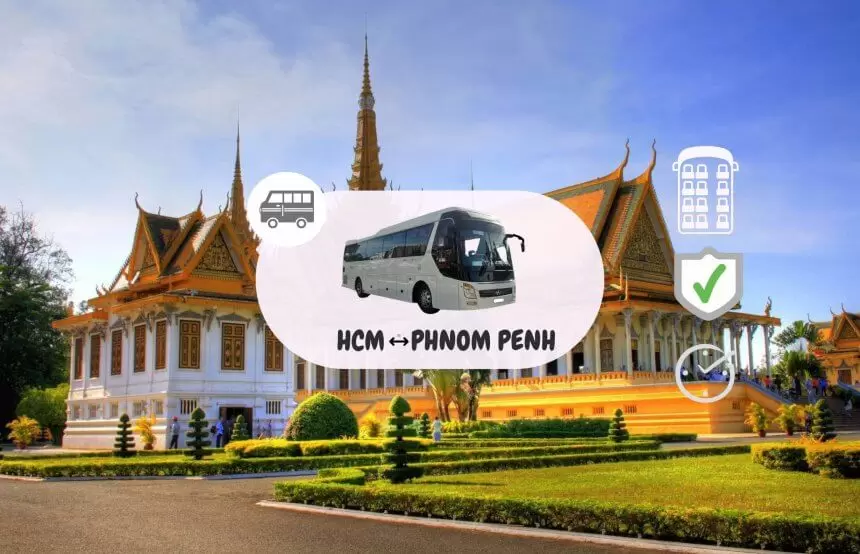 Xe đi Campuchia tết 2026