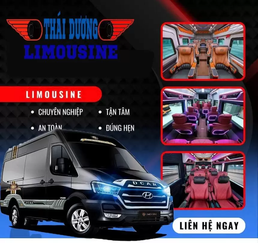 Thuê xe Limousine đi Campuchia Thai Duong airbus - bus to Cambodia - xe đi Campuchia