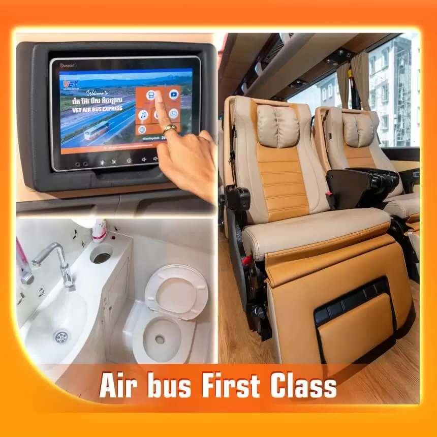 Thuê xe Limousine đi Campuchia Thai Duong airbus - bus to Cambodia - xe đi Campuchia