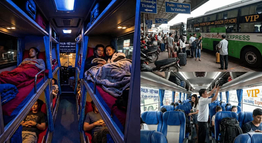 Thai Duong airbus - bus to Cambodia - xe đi Campuchia
