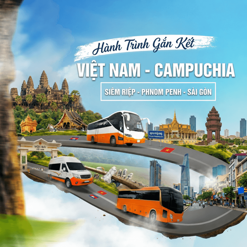 Thai Duong airbus - bus to Cambodia - xe đi Campuchia